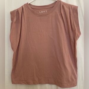 LOFT Mauve Sleeveless muscle Top Size XSP